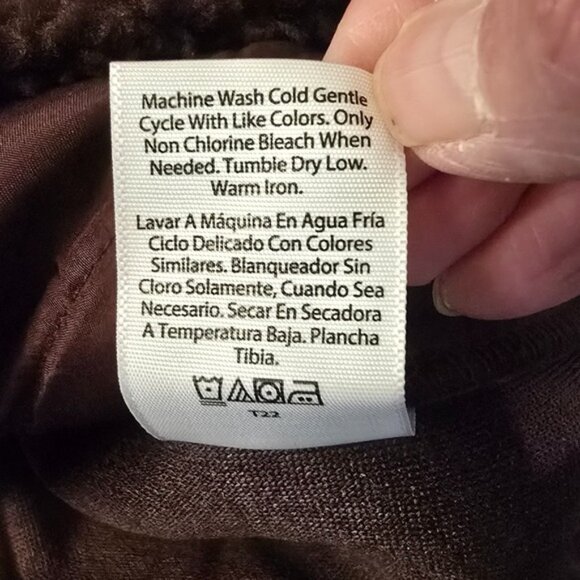 No Boundaries Mens Sherpa Oversized Trucker Jacket Multicolor Full Zip 3XL - Picture 9 of 14